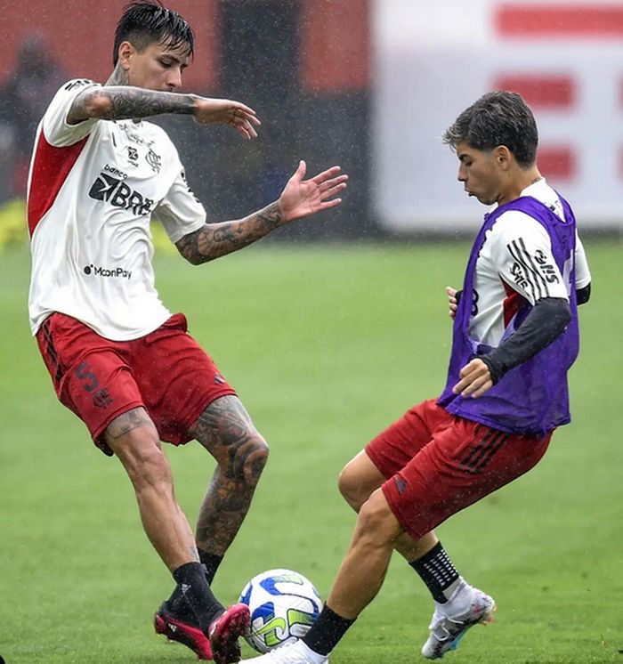 Sampaoli dá mais um treino no Ninho e pode comandar Flamengo contra o Bahia