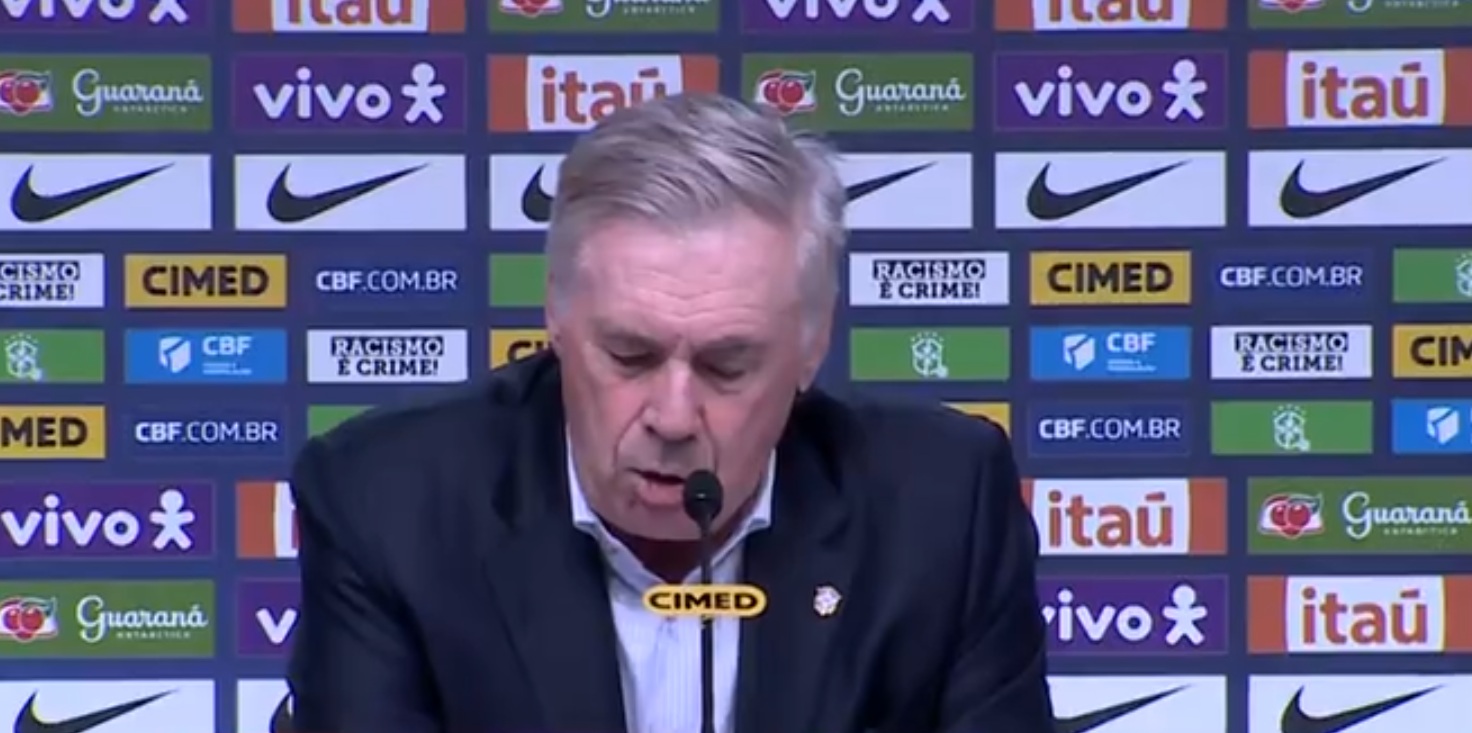 Ancelotti convoca jogadores do Palmeiras e Flamengo para a seleção