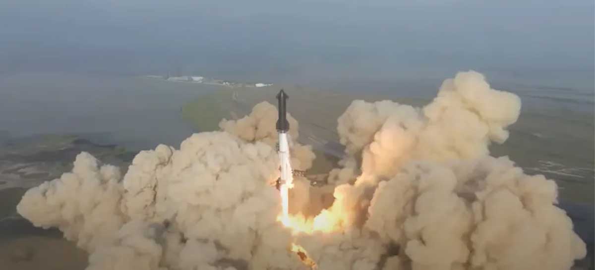 SpaceX confirma que acionou comando para explodir foguete propositalmente