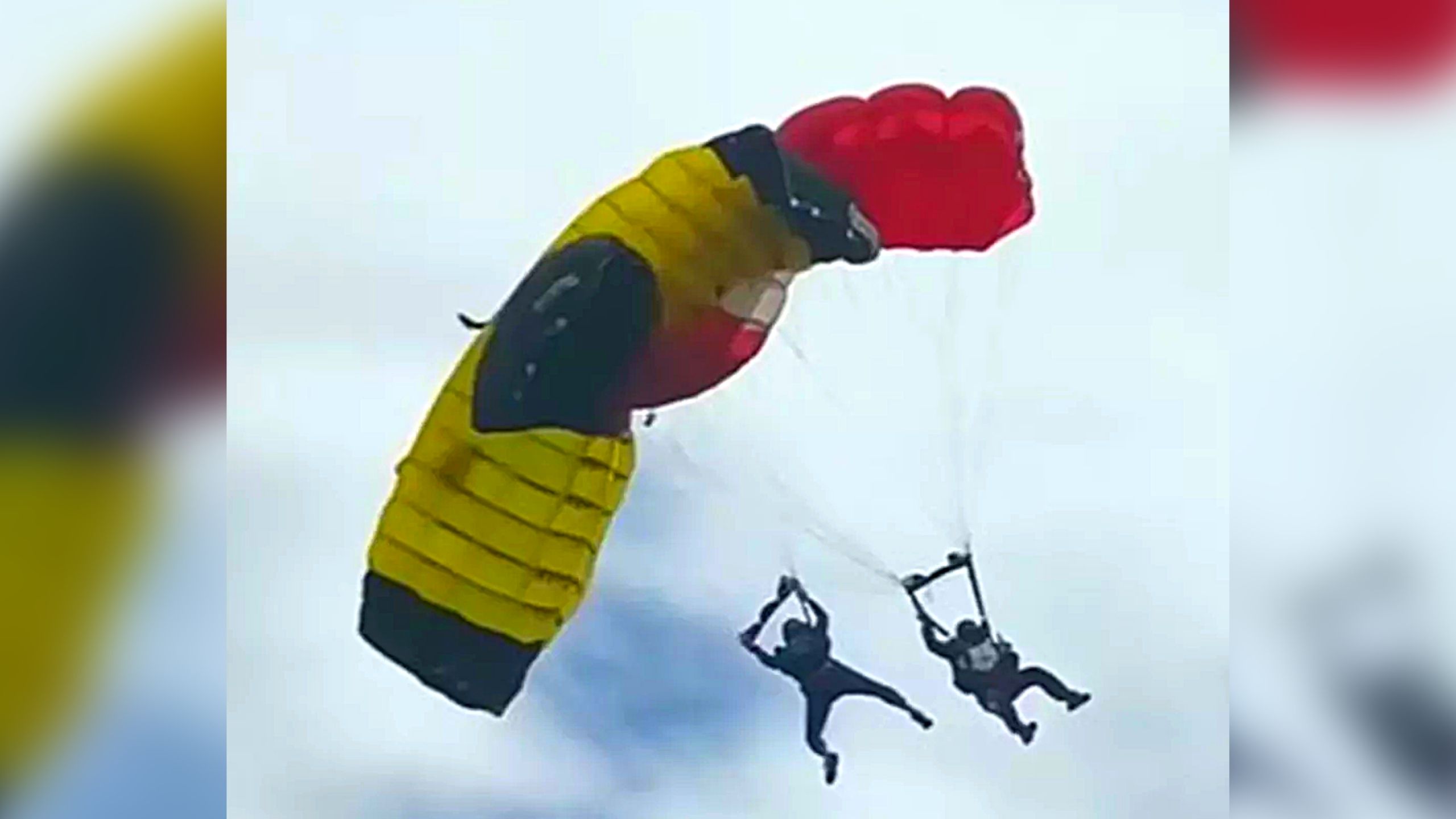 Militar morre e outro fica ferido após acidente com paraquedas; Vídeo