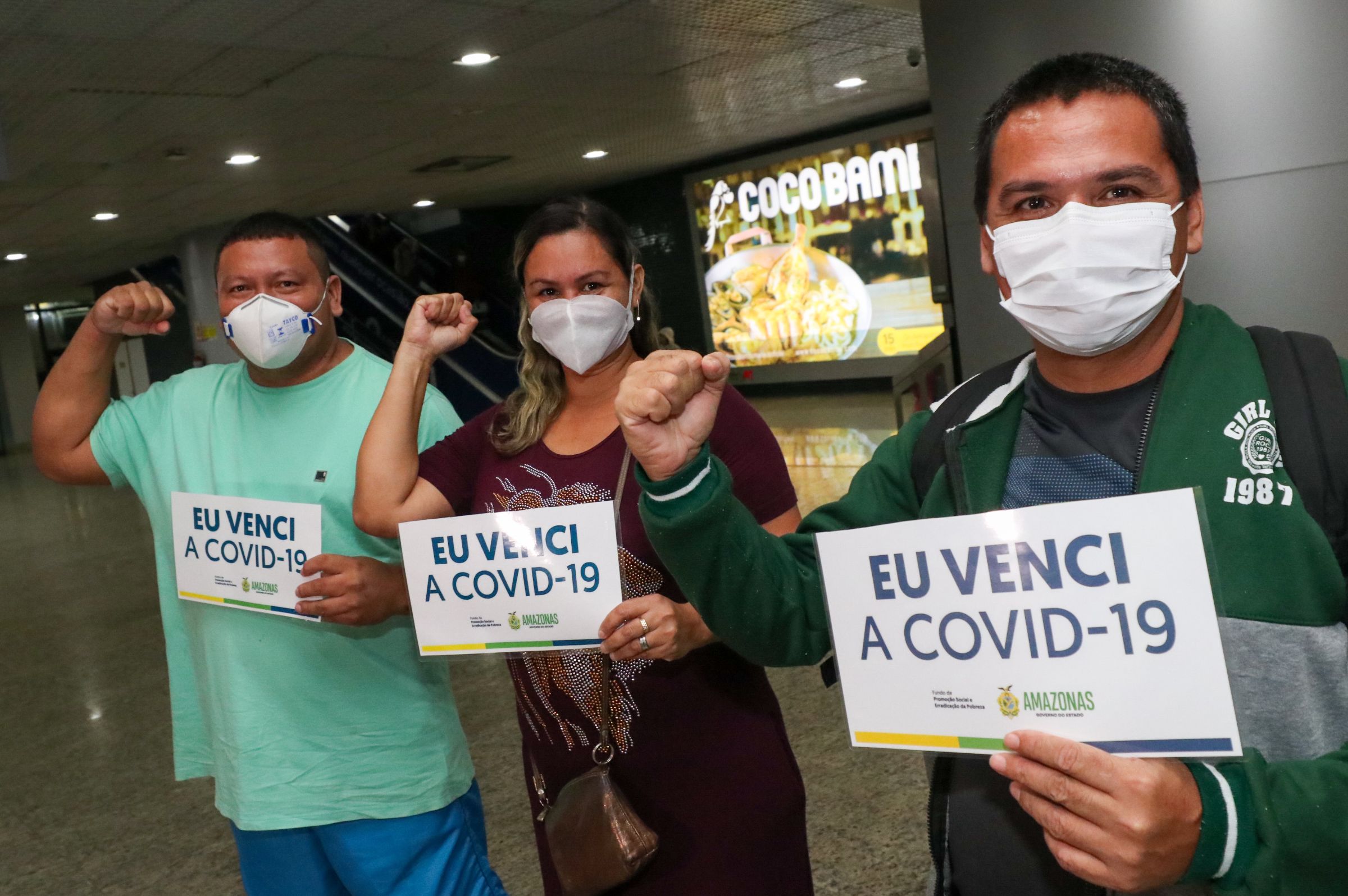Após vencer Covid-19, quatro pacientes retornam a Manaus