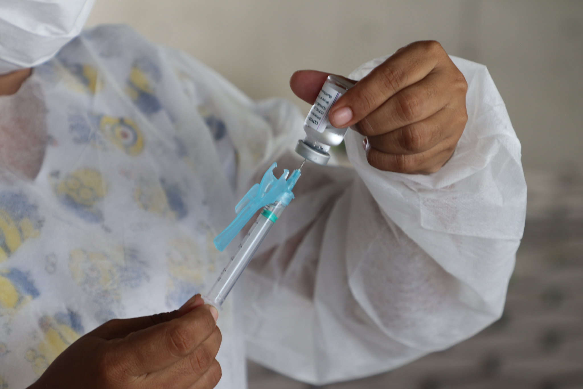 Crianças quilombolas são vacinadas contra a Covid-19 nesta terça em Manaus