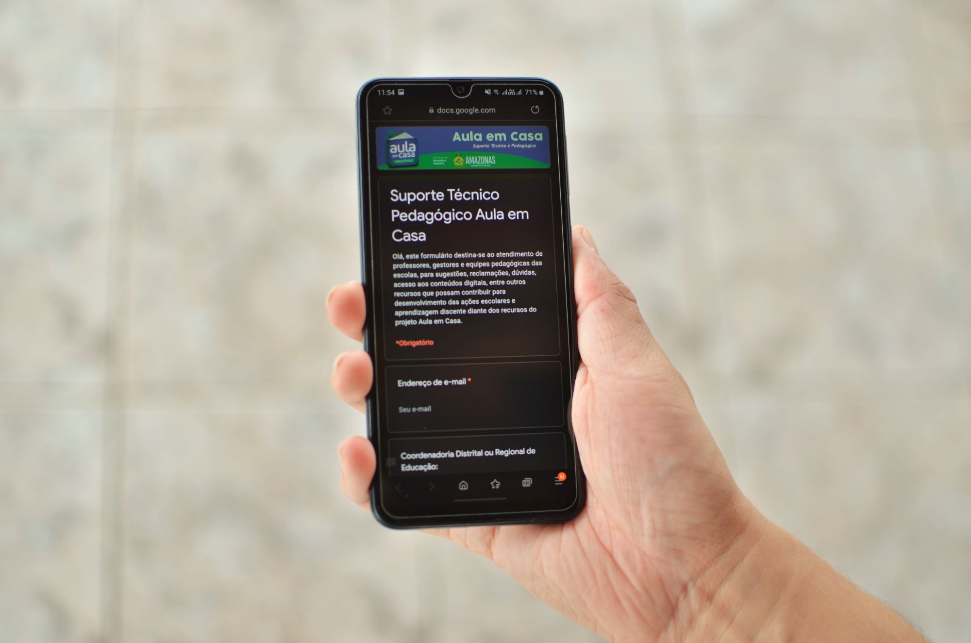 Secretaria de Educação lança canal de comunicação sobre o ‘Aula em Casa’