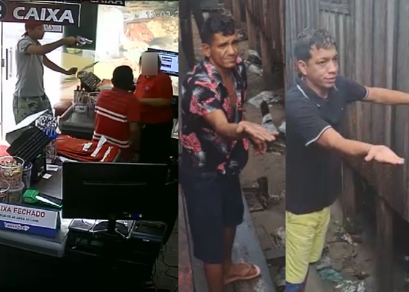 Suspeitos de assalto a mercadinho são torturados por Tribunal do Crime em Manaus; vídeos