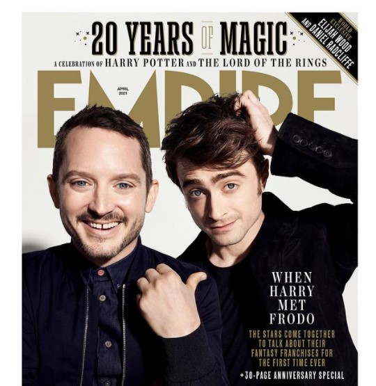 Astros de Harry Potter e Senhor dos Anéis posam juntos para revista
