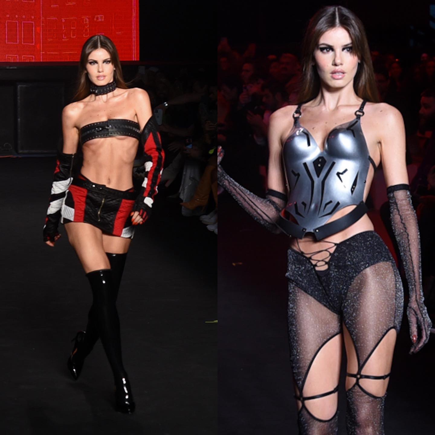 Camila Queiroz enlouquece internautas com desfile no SPFW