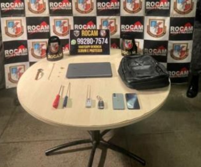 Trio é preso por cometer furtos usando 'chapolin' na Compensa