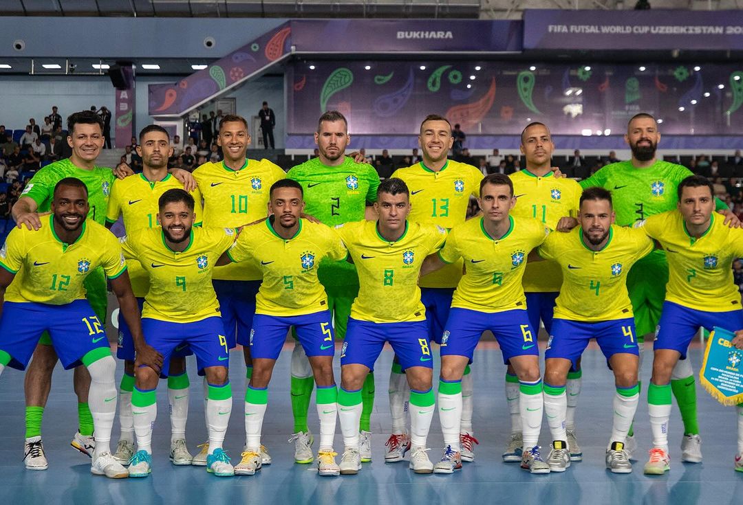 Brasil vence por 8 a 1 e se classifica na Copa do Mundo de Futsal