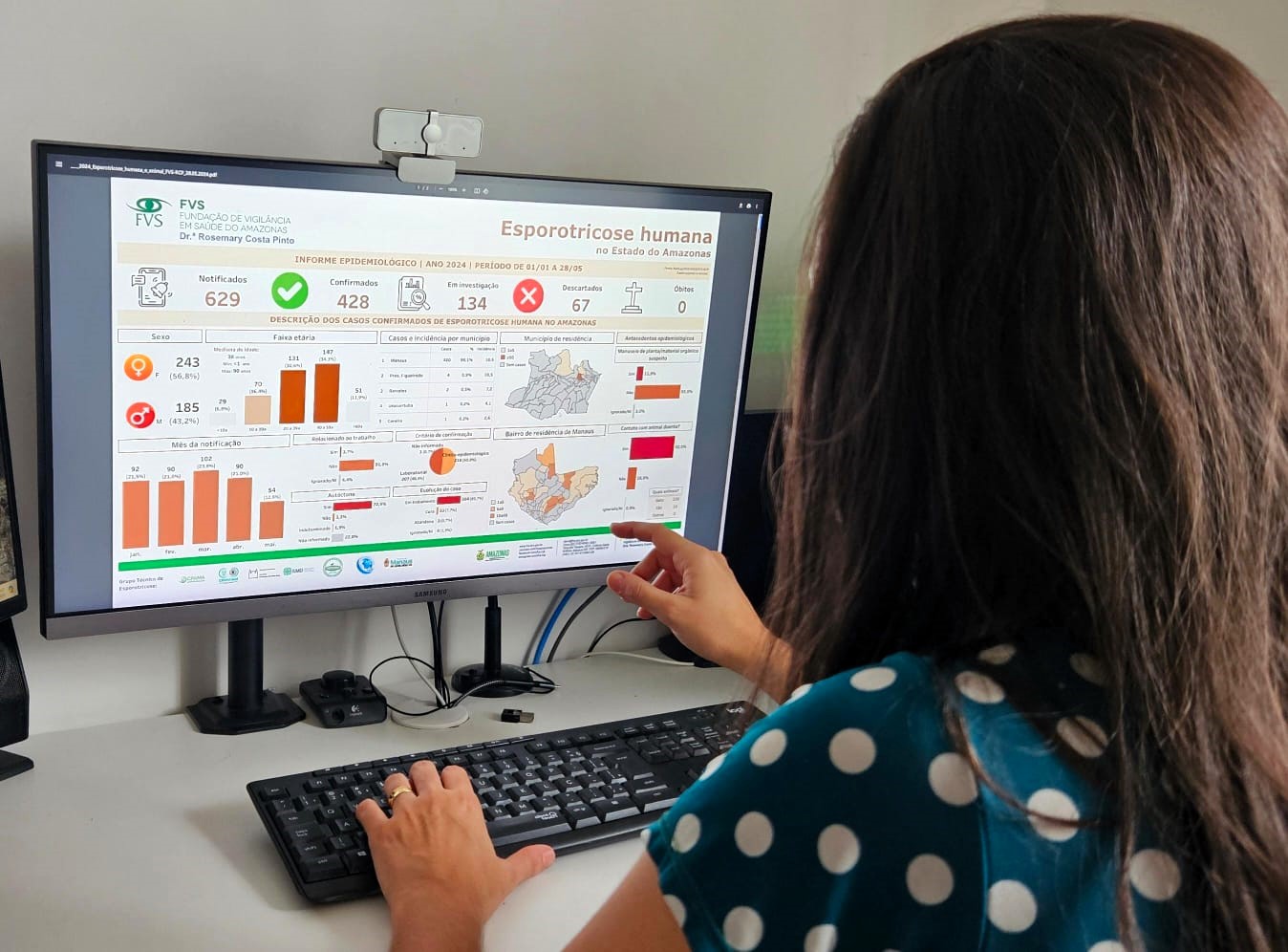 Mais de 1,2 mil casos de esporotricose humana são notificados no Amazonas