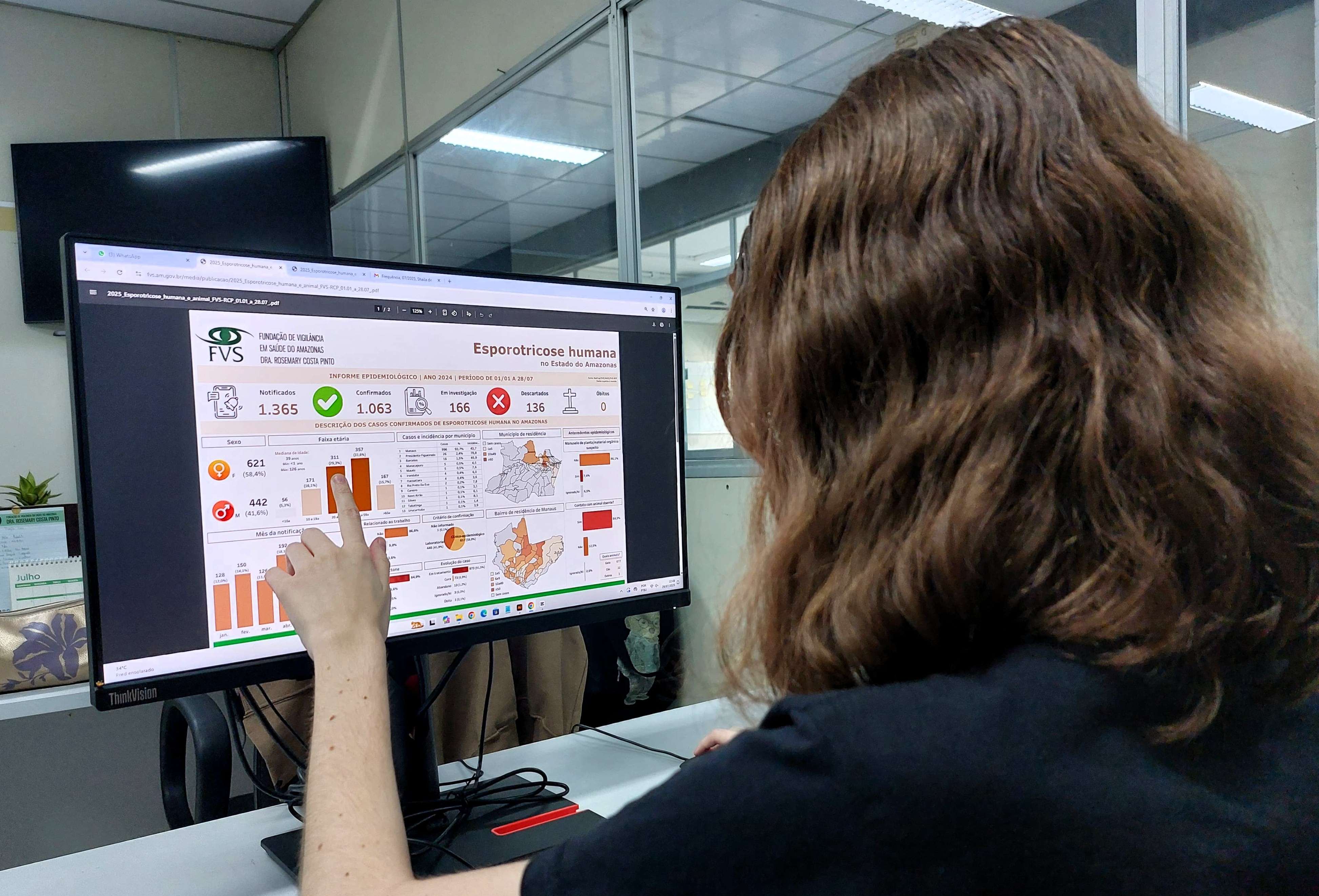 Amazonas acumula mais de 2,6 mil casos de esporotricose animal