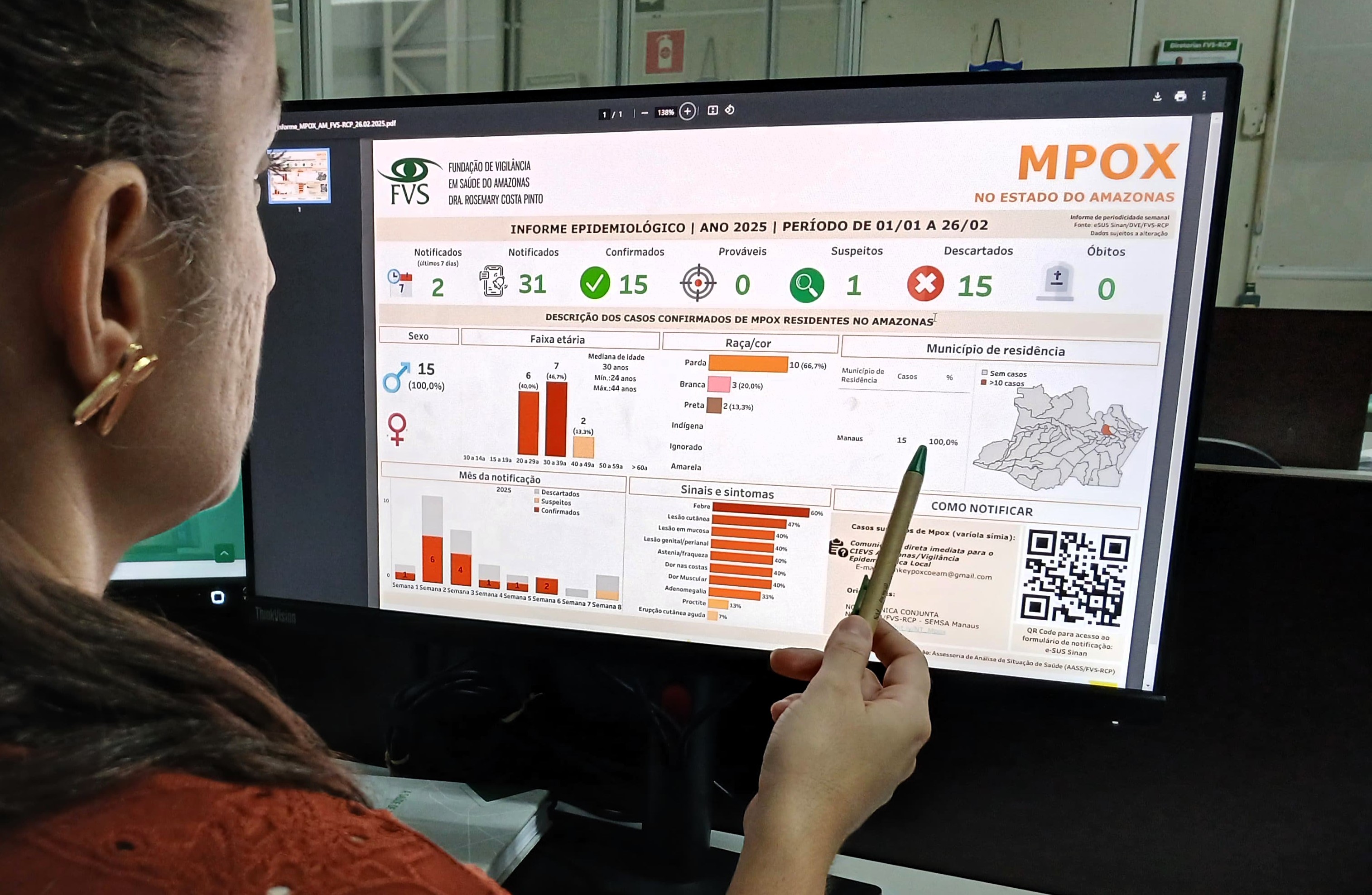 Amazonas confirma 15 casos de Mpox 