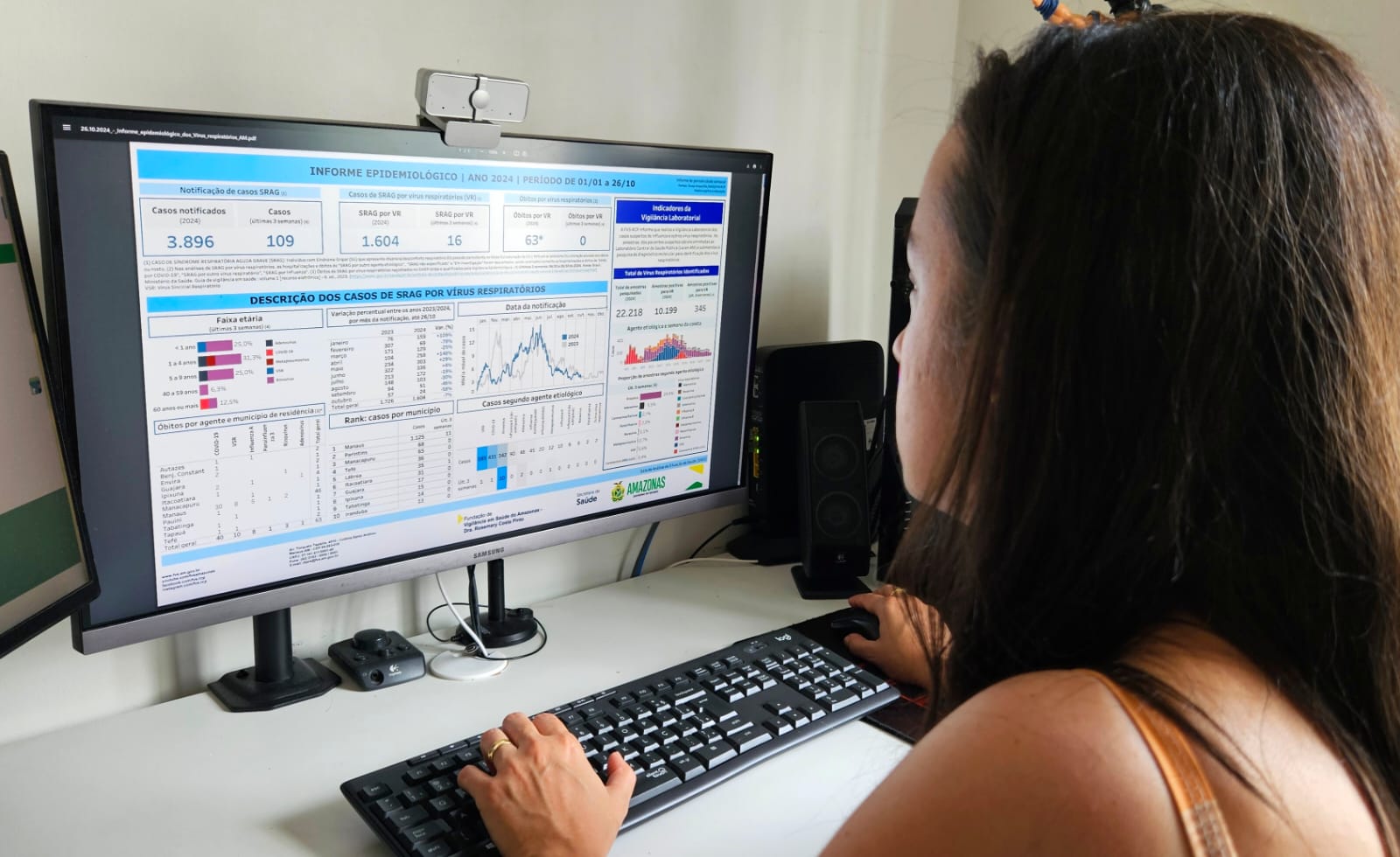 Número de casos de Vírus Respiratórios dispara entre crianças no Amazonas