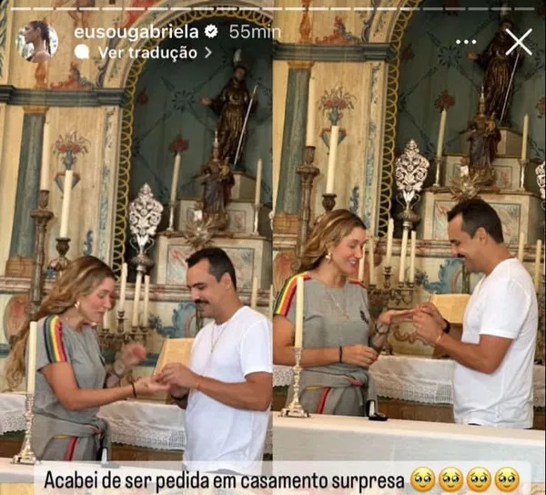 Gabriela Pugliesi tem casamento surpresa com Túlio Dek 