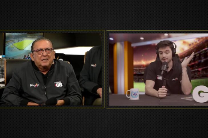 Galvão Bueno não entende piada de Felipe Neto e cria climão em transmissão