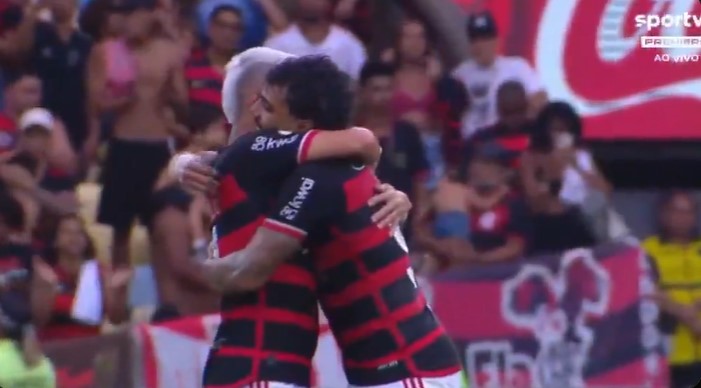 Em jogo de despedida, Gabigol marca 161º gol e jogo contra Vitória termina 