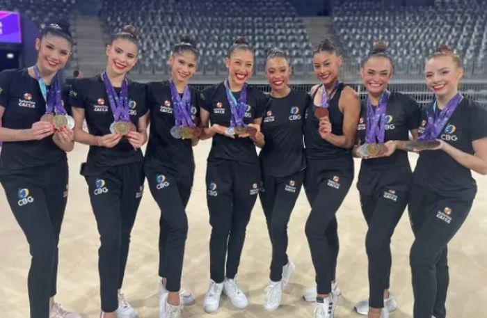 Brasil conquista ouro em etapa romena da Copa do Mundo de ginástica rítmica