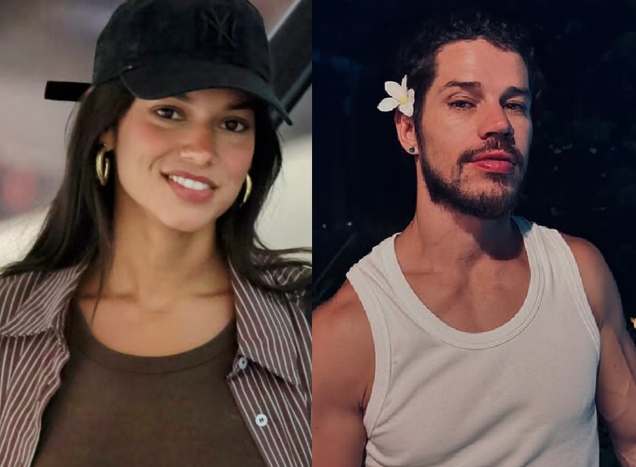 Ex-BBB Alane e José Loreto são clicados abraçados durante passeio no Rio 