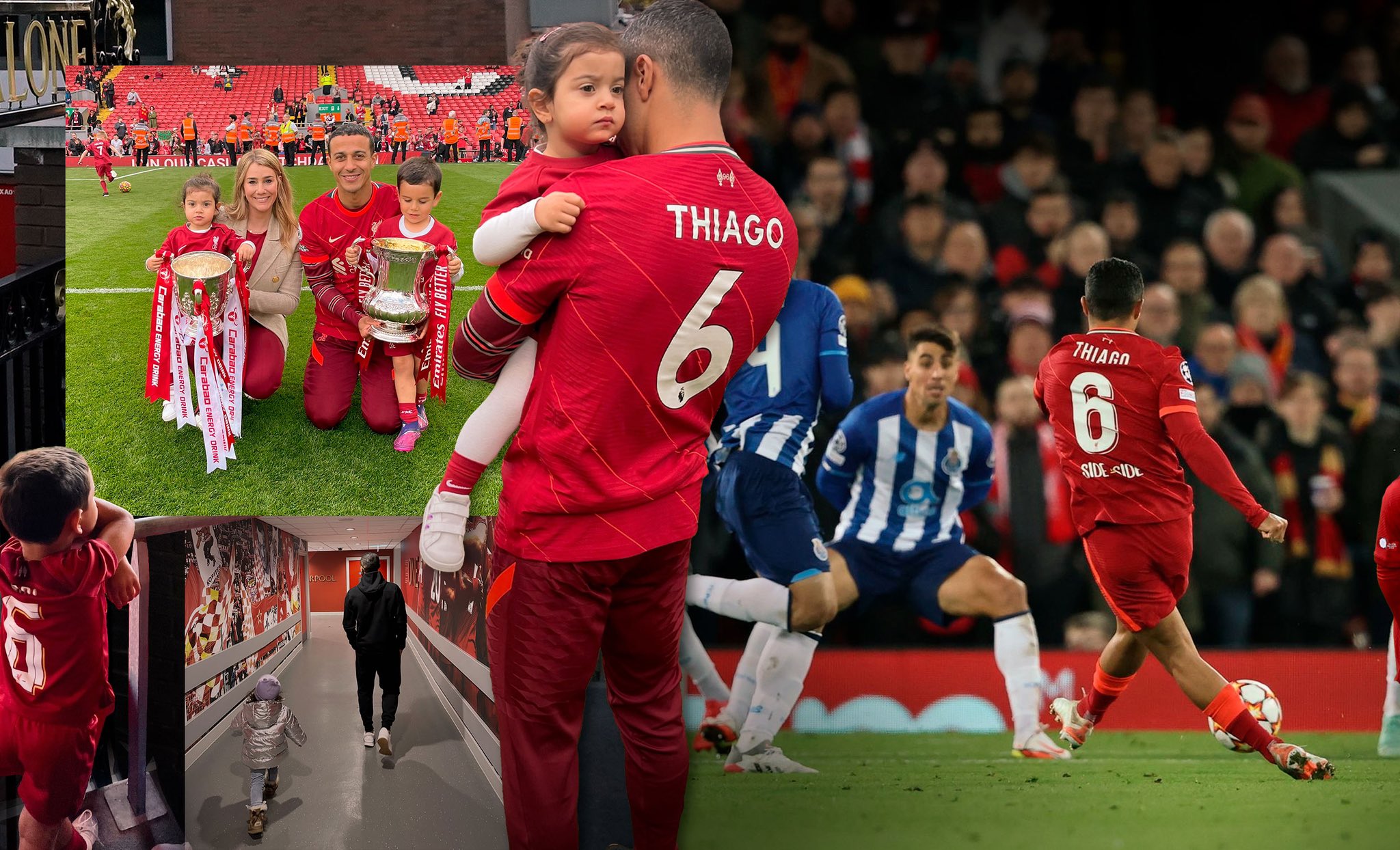 Thiago Alcântara anuncia saída do Liverpool ao fim da temporada