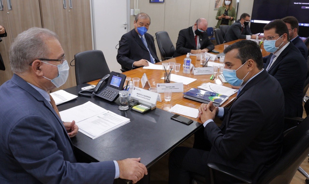 Amazonas apresenta plano para enfrentar 3ª onda da Covid e pede apoio ao MS