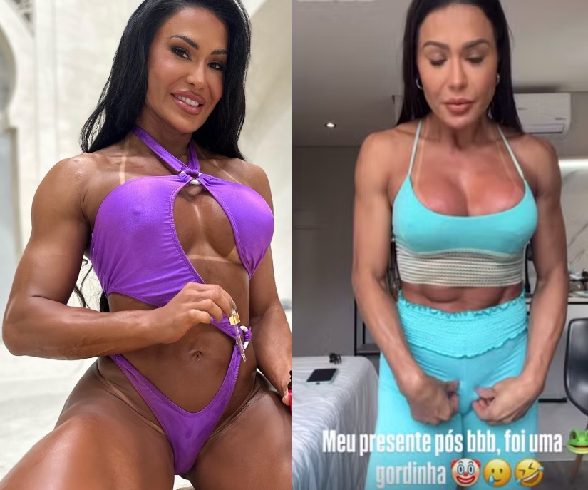 Gracyanne diz que região íntima aumentou após o BBB25