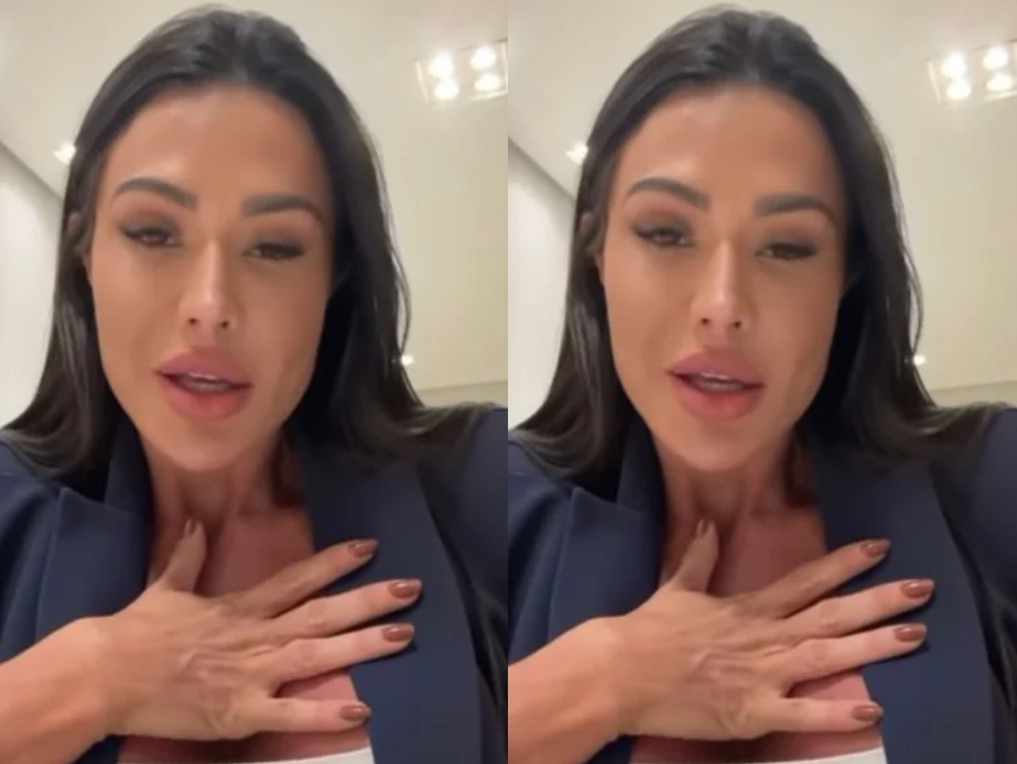 Gracyanne nega boatos de depressão e fala sobre culto com Pablo Marçal