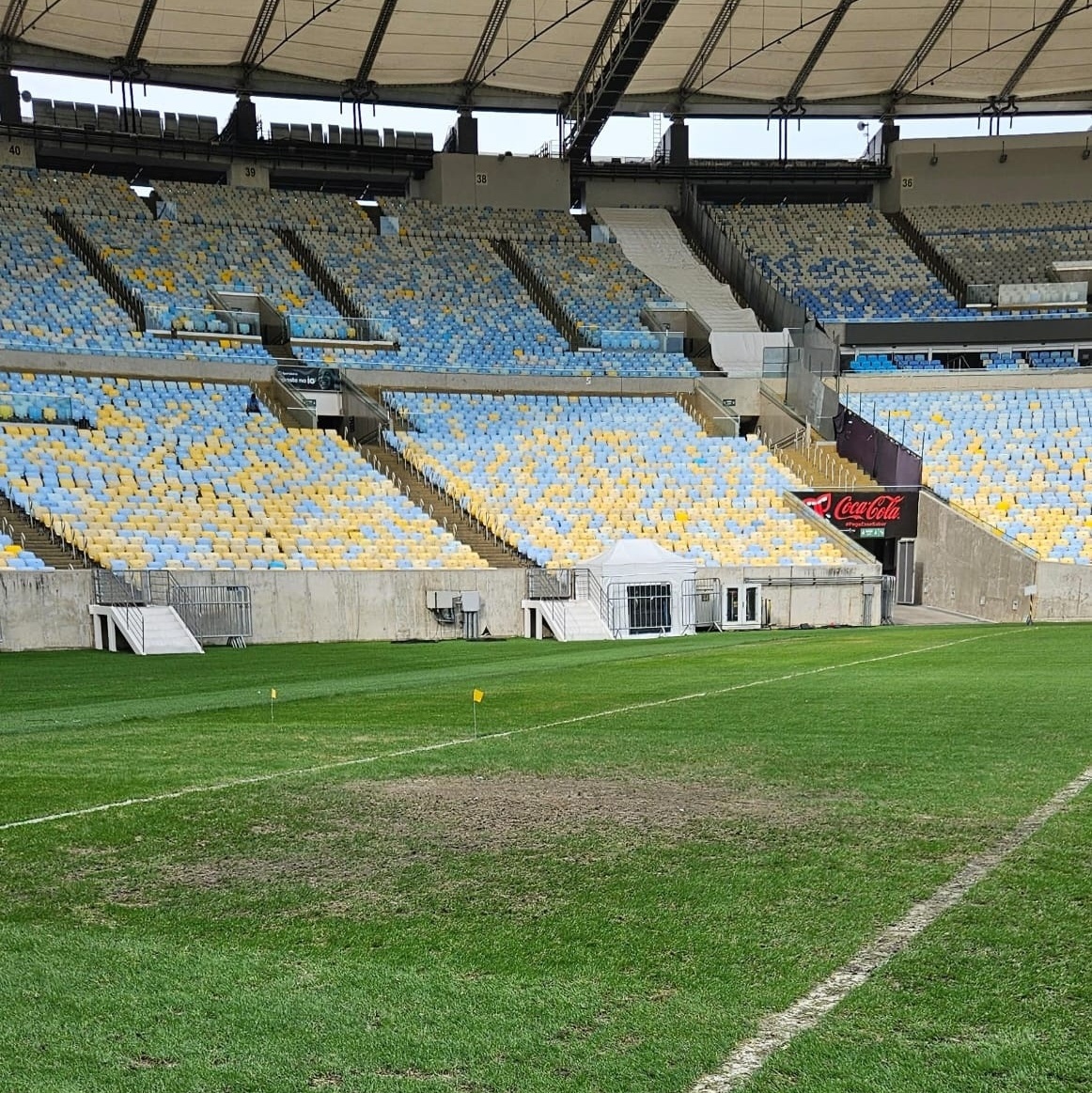 Gramado do Maracanã sofre com shows e tem até fevereiro para recuperação