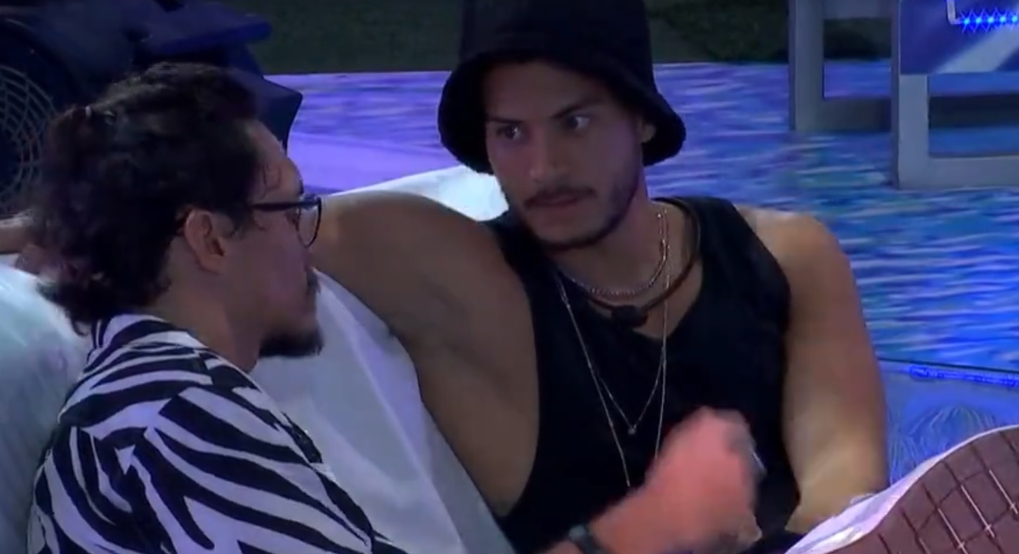 Eliezer alerta Arthur sobre aproximação de Gustavo e ator responde: ‘É ruim pra ele'