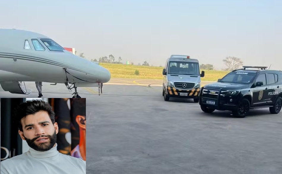 Gusttavo Lima tem avião apreendido em operação que prendeu Deolane Bezerra