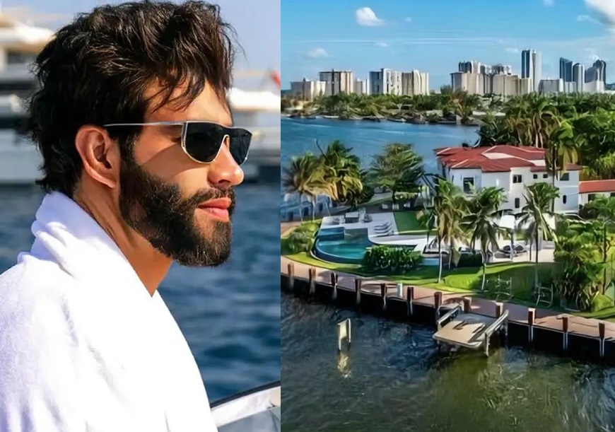 Gusttavo Lima se isola com família em mansão de R$ 65 milhões em Miami