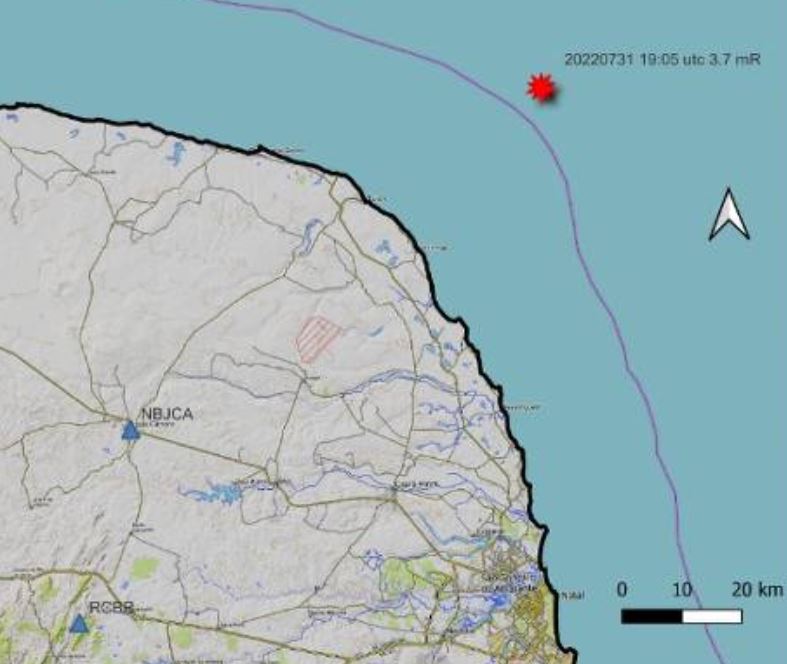 Dois tremores de terra assustam moradores no Rio Grande do Norte