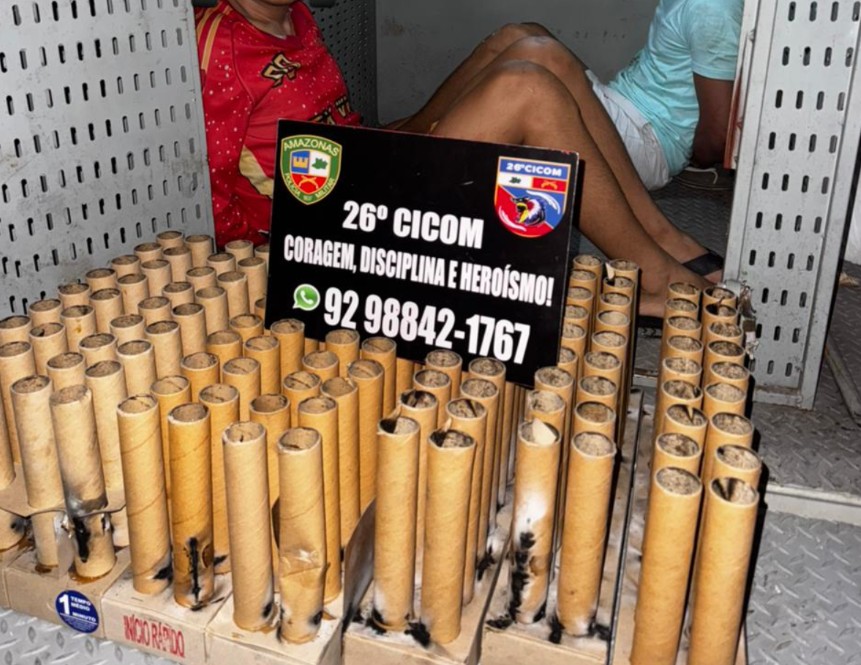 Polícia fecha o cerco e prende envolvidos em foguetório do CV em Manaus