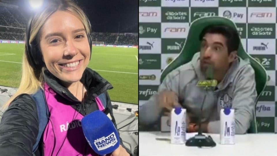 Repórter se diz triste após fala machista de Abel Ferreira