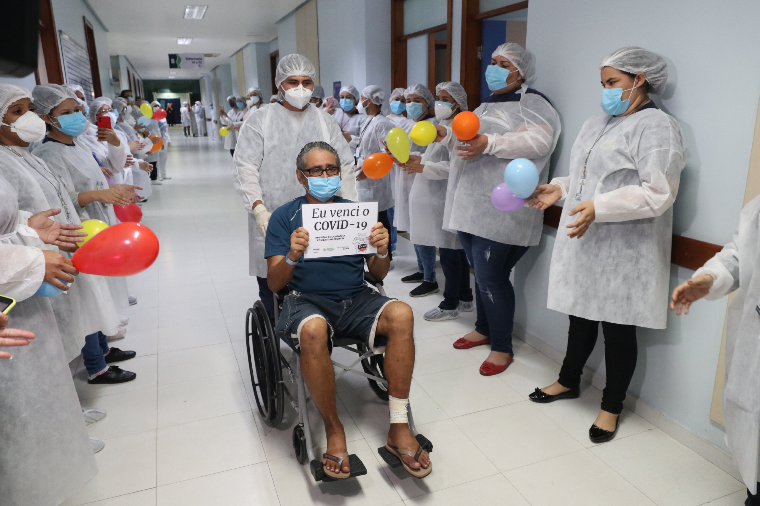 Hospital de campanha totaliza 212 pacientes recuperados da Covid em Manaus