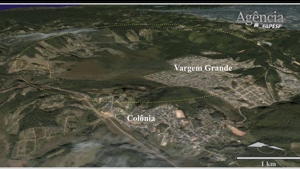 Objeto extraterreste causou impacto em cratera de SP, mostra pesquisa