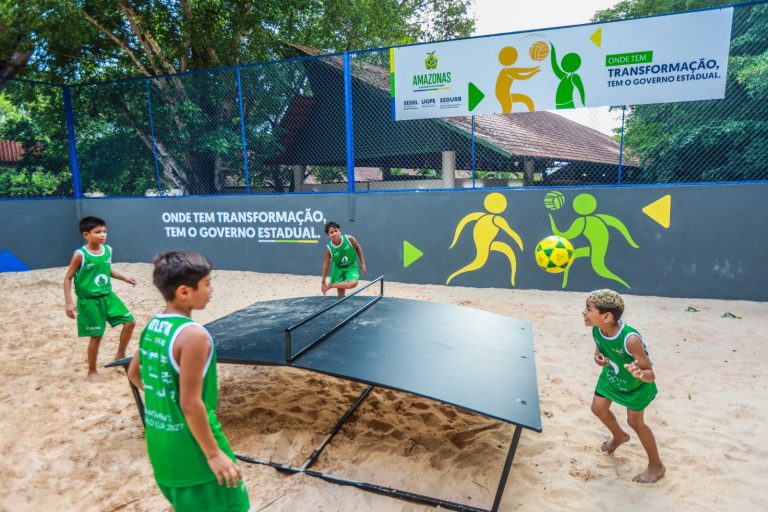 Espaços esportivos são revitalizados no Amazonas
