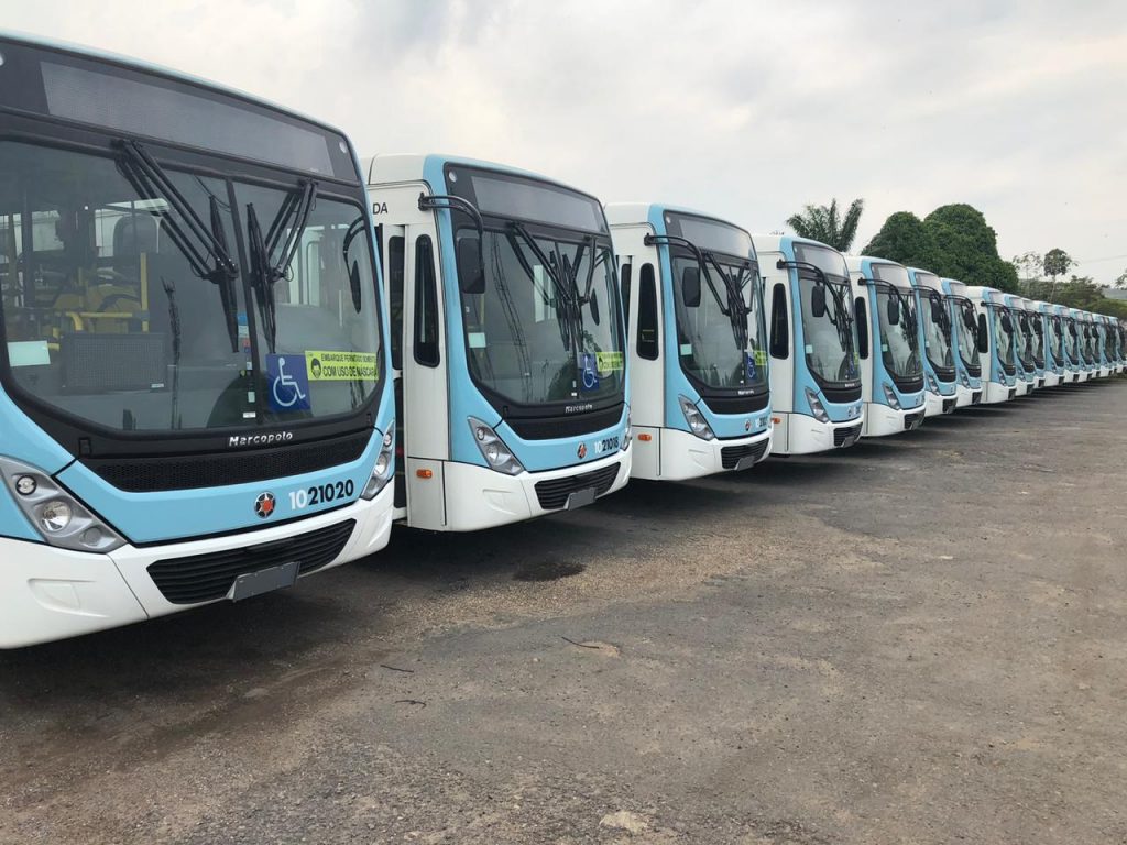 Transporte público de Manaus recebe 44 novos ônibus nesta quinta-feira 