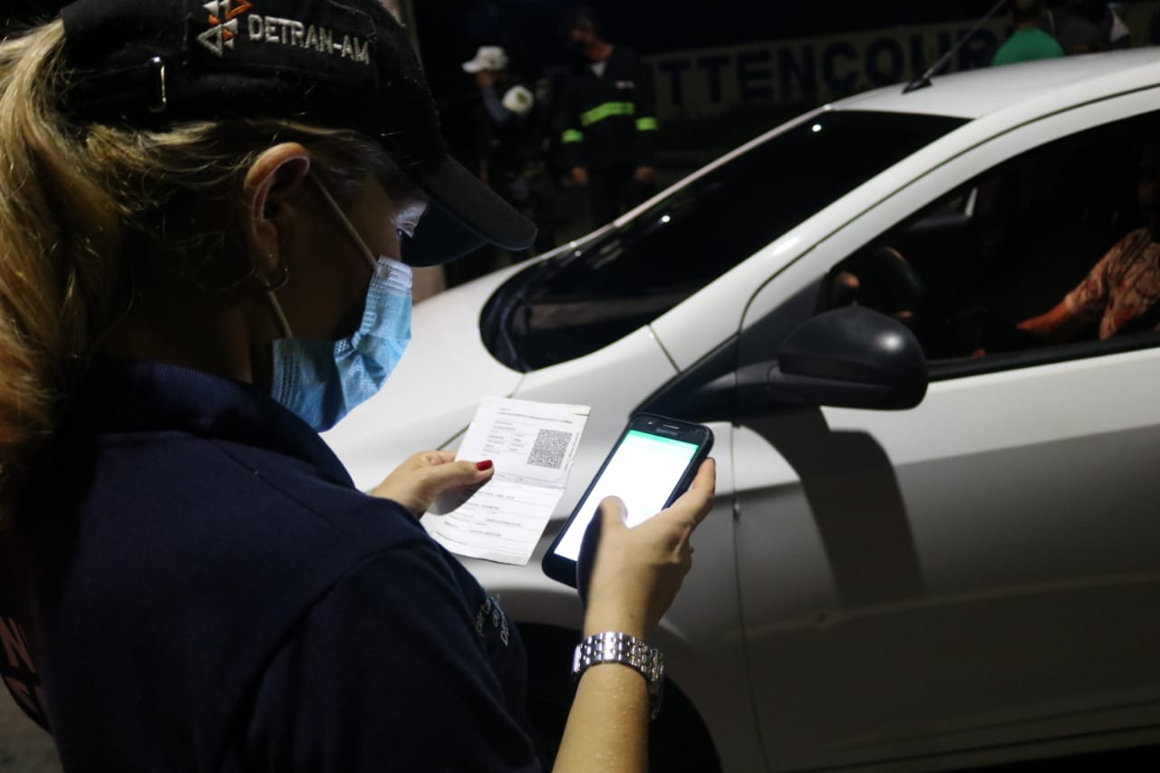 75 condutores bêbados foram flagrados trafegando pelas ruas de Manaus