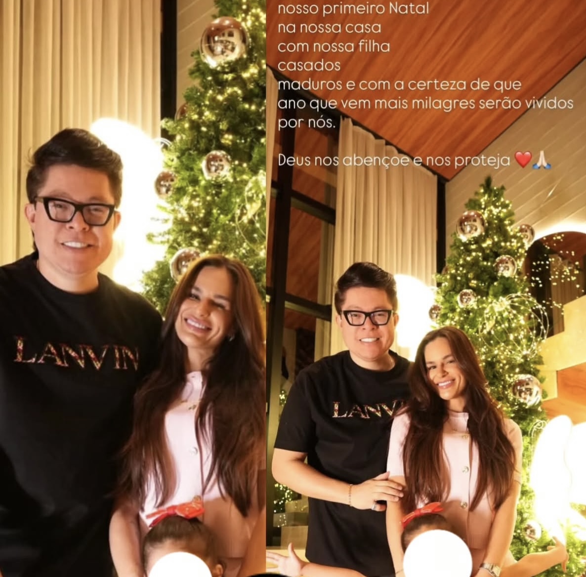 Pâmela Holanda mostra Natal com DJ Ivis após reatar casamento 