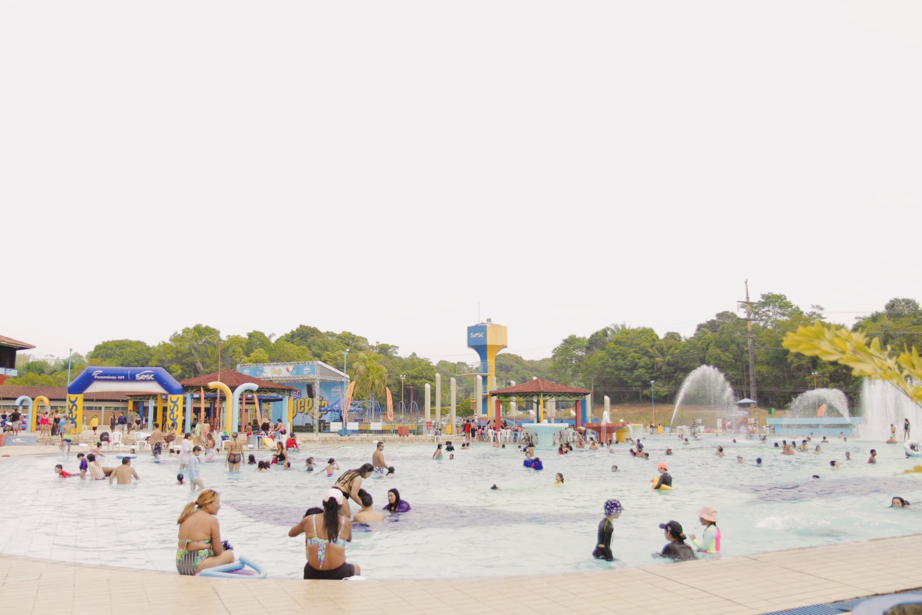Parque Aquático do Sesc reabre em Manaus