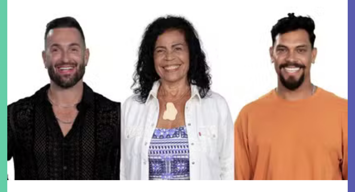 Diego, Vilma e Vinicius estão no paredão 