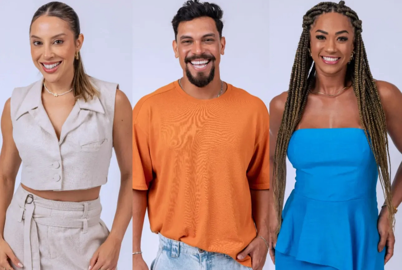 Renata, Vinícius e Aline têm contrato renovado com a Globo