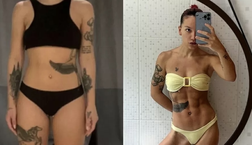 Priscila Alcântara impressiona ao exibir corpo sarado; veja antes e depois 