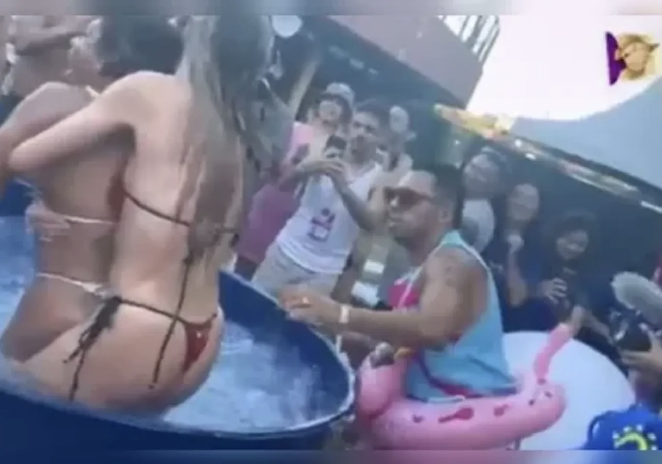 Tirullipa é condenado por tirar biquíni de influencer na Farofa da Gkay 