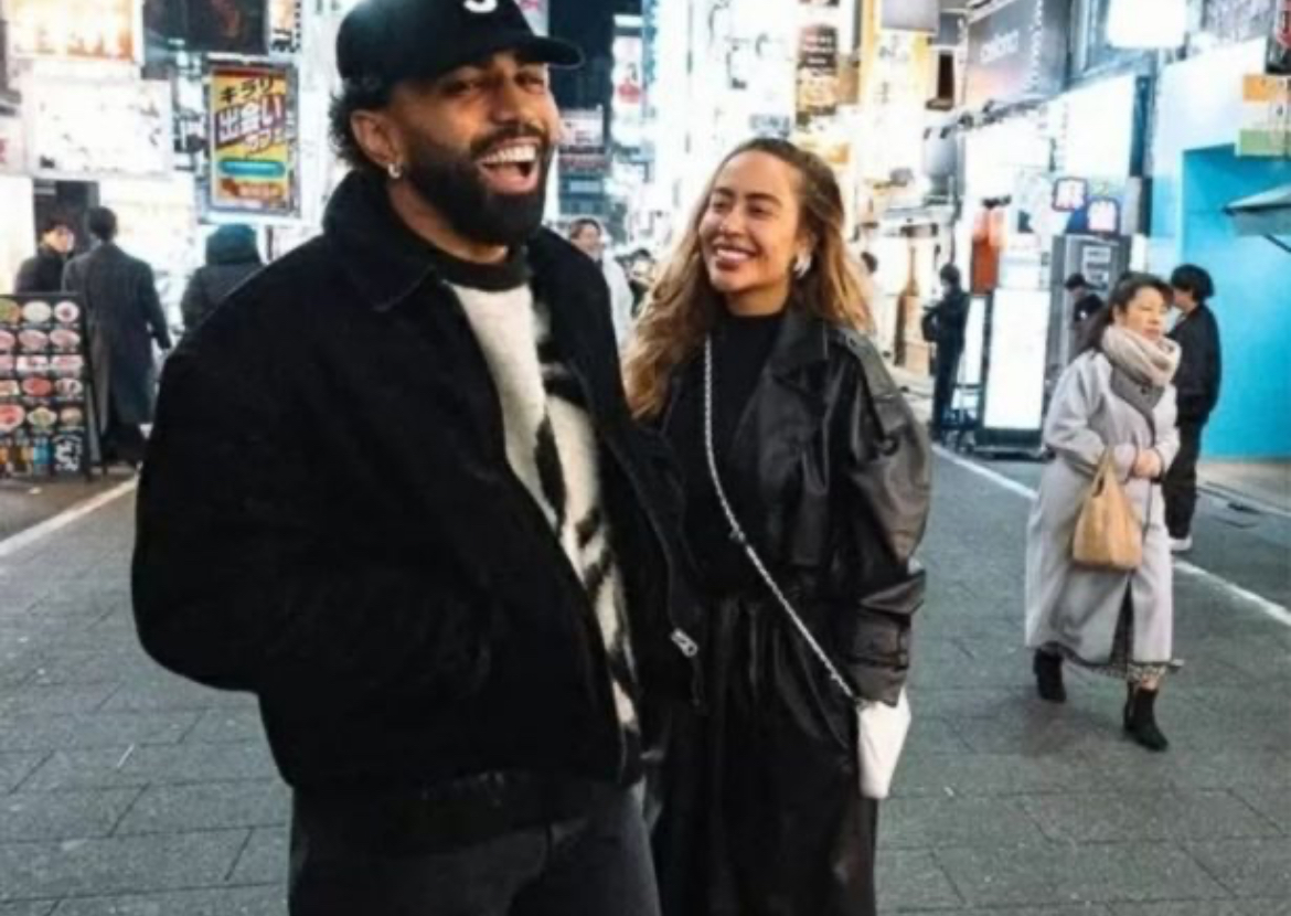 “Estamos em casa”: Rafaella comemora retorno de Gabigol ao Santos