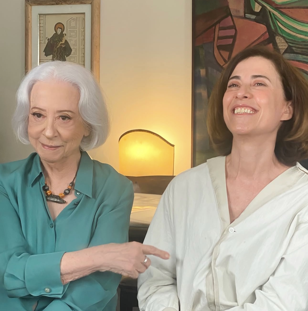 Fernanda Montenegro celebra indicação de Fernanda Torres ao Oscar 