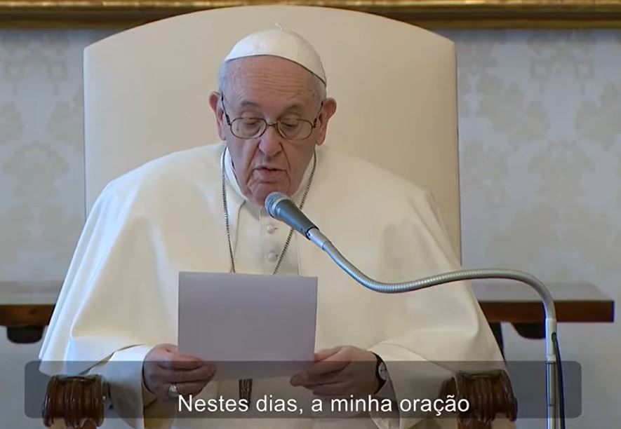 Papa Francisco faz oração para infectados com a Covid em Manaus