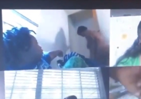 Mãe entra pelada no quarto do filho durante aula online e vídeo viraliza 