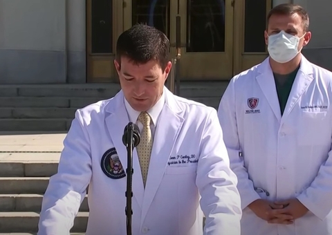 Médicos revelam estado de saúde de Trump e explicam uso de oxigênio