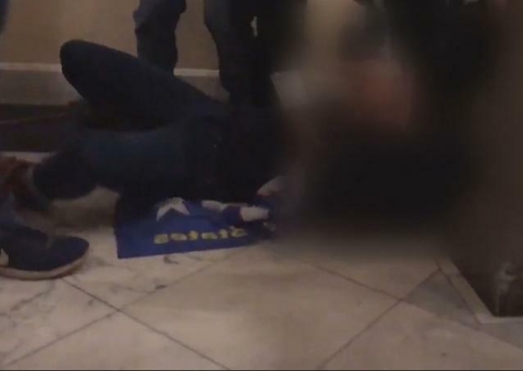 Vídeo mostra momento em que mulher é baleada no Capitólio dos EUA