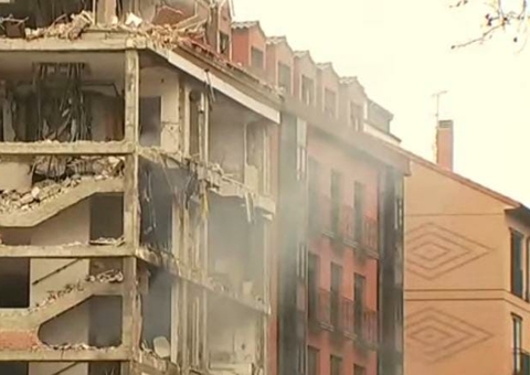 Duas pessoas morrem em explosão de prédio no centro de Madri 